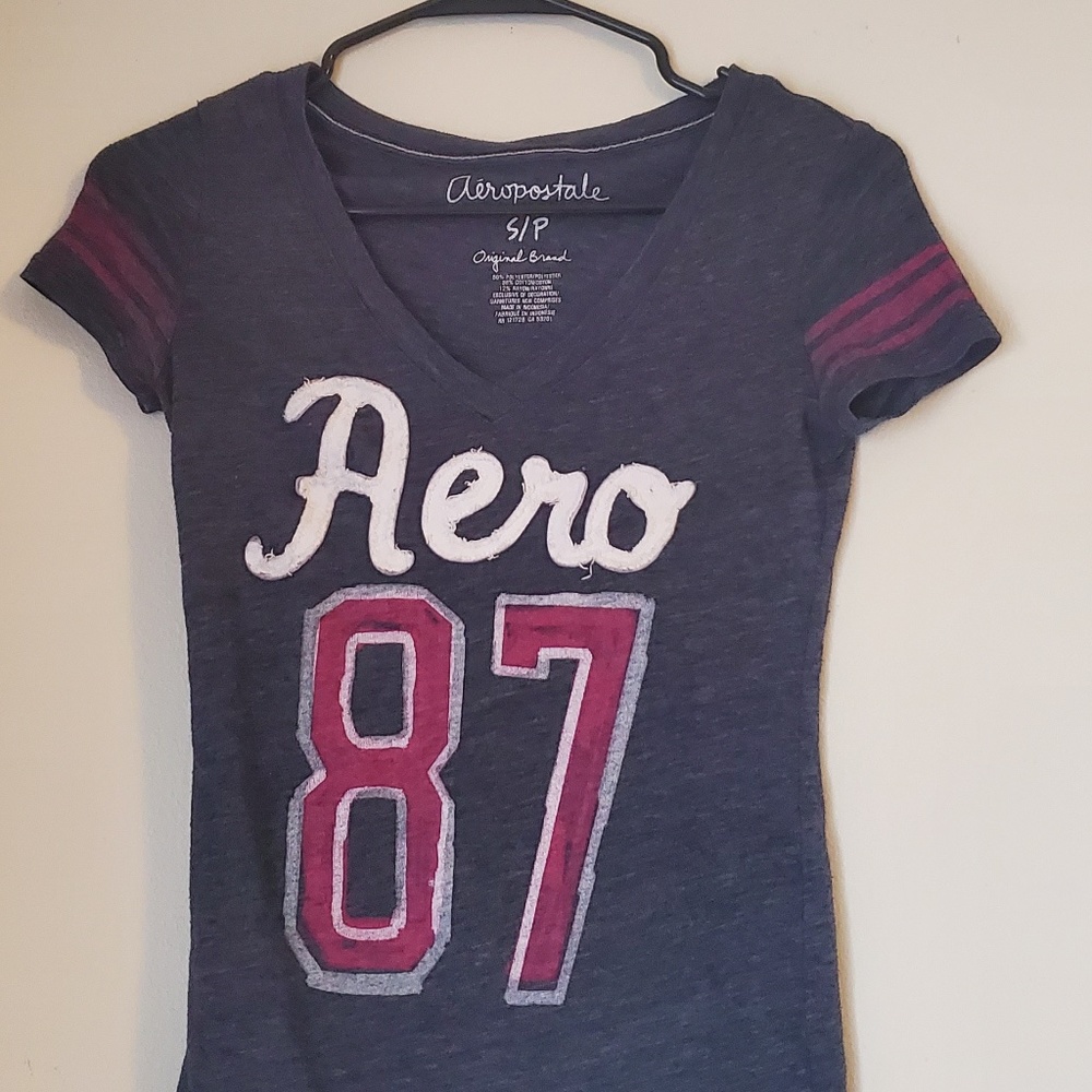 Small Aeropostale “Aero 87” Short Sleeve Shirt